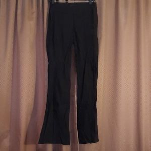 Bebe sz 0 black 70% linen slacks
